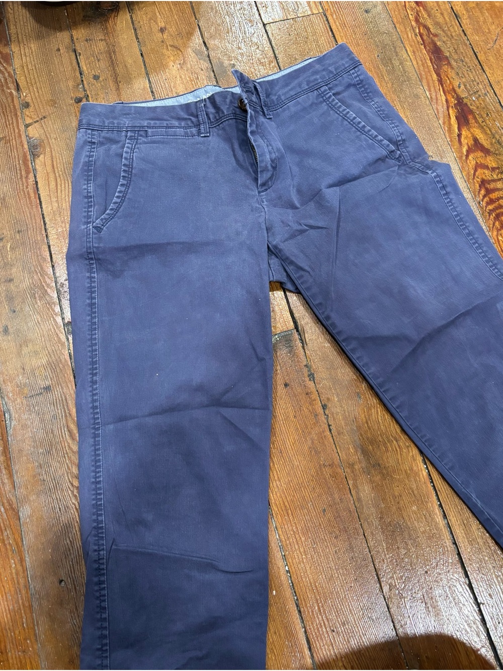 Banana Republic Women’s Faded Navy City Chino Pants